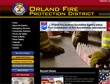 Tablet Screenshot of orlandfire.org